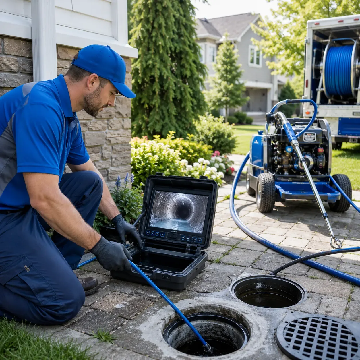 Outdoor drain cleaning professionals serving Moro, AR